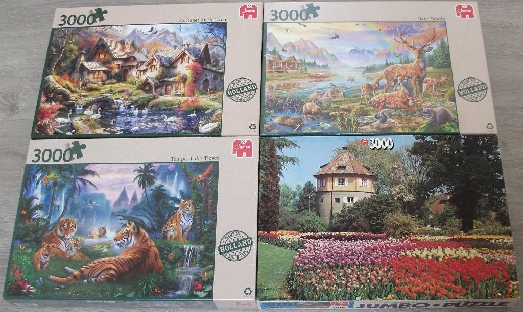 Diverse *** PUZZELS 3000 STUKJES ***, Hobby en Vrije tijd, Ophalen of Verzenden, Meer dan 1500 stukjes, Zo goed als nieuw, Legpuzzel