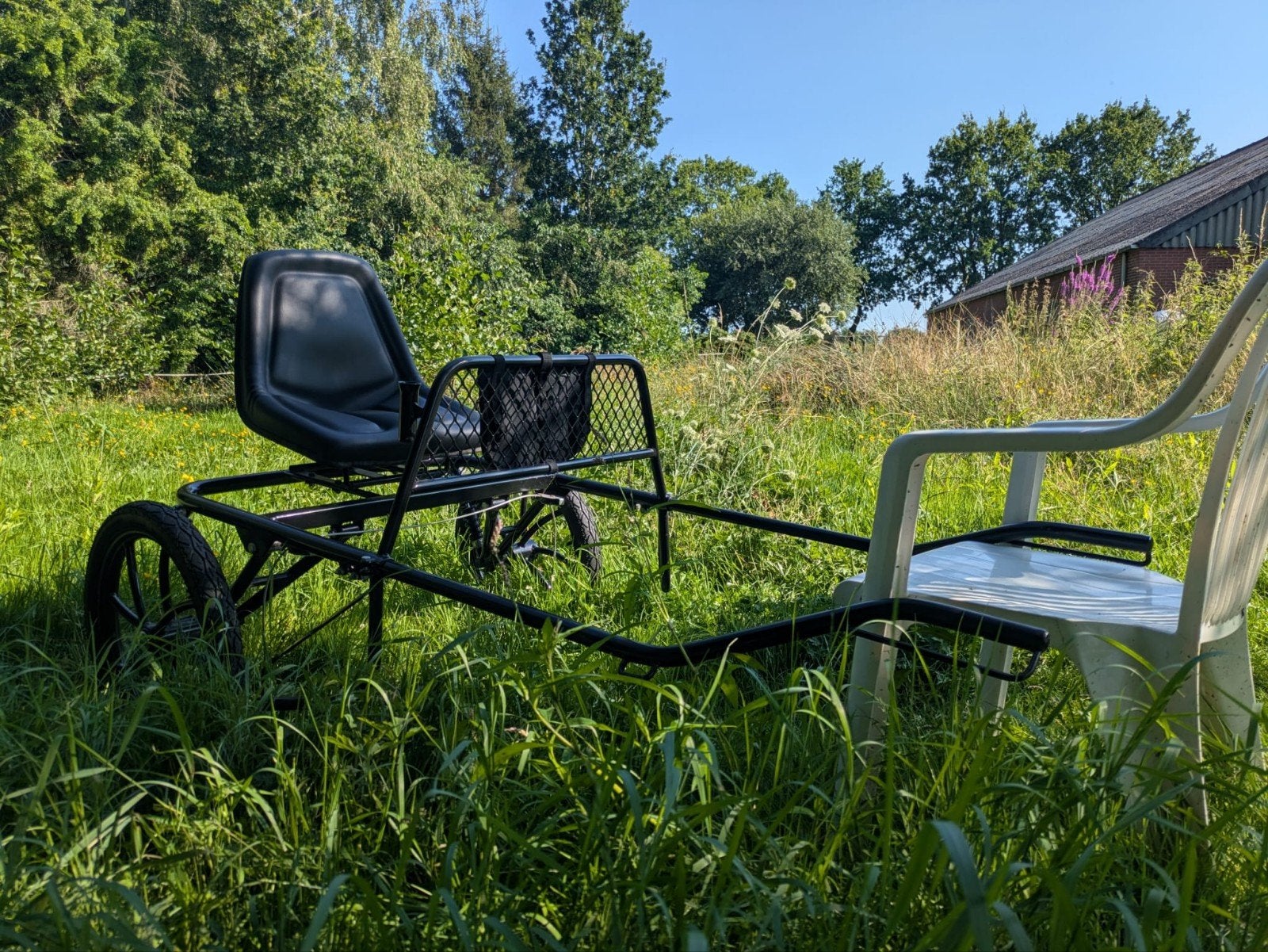 HCA sulky 16 inch te koop, Dieren en Toebehoren, Rijtuigen en Koetsen, Gebruikt, Pony