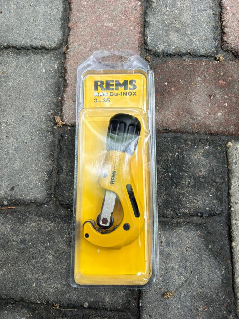 REMS RAS Cu-INOX Pijpsnijder 3-35mm 1/8-1 3/8", P, P, P, Nieuw