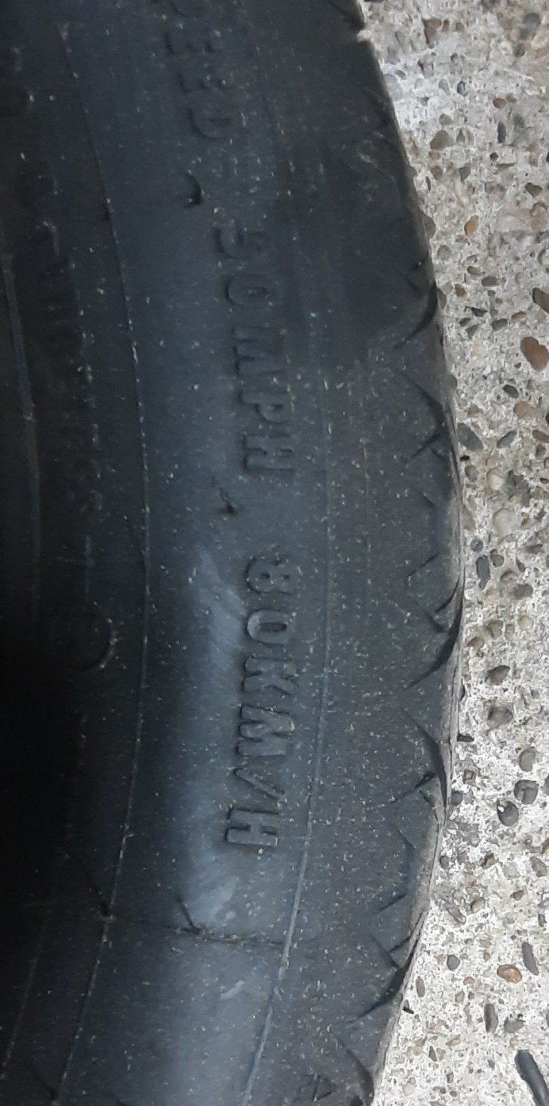 Continental thuiskomer T125/80 R17, Ophalen, Gebruikt, Banden en Velgen, 17 inch