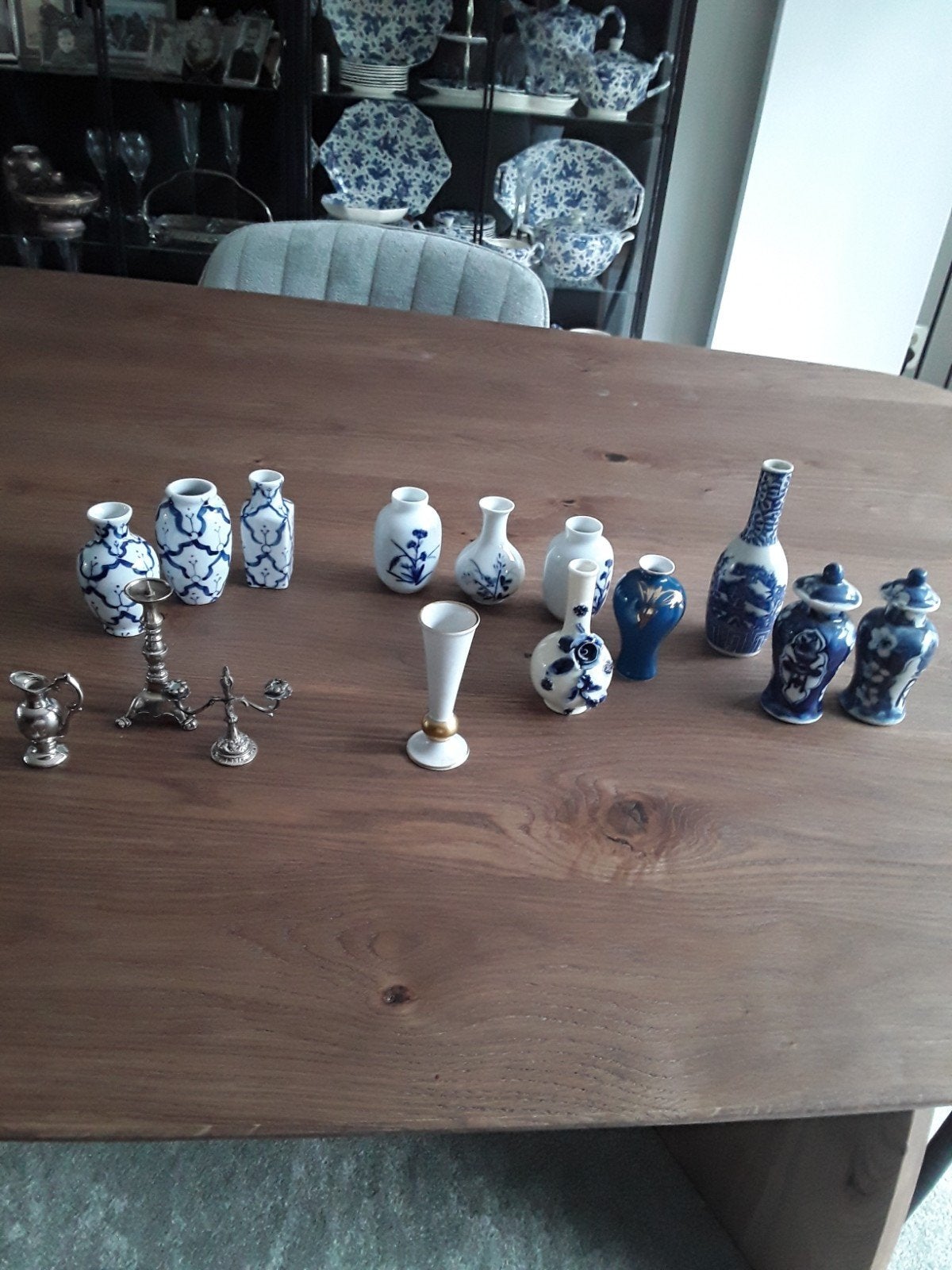 miniatuur vaasjes., Ophalen of Verzenden