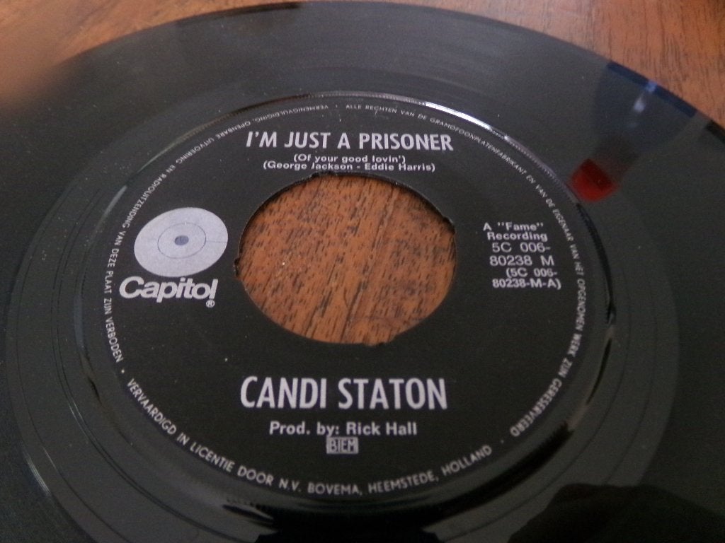 Top - Candi Staton – I'm Just A Prisoner / Heart On A String, Ophalen of Verzenden, Gebruikt, Overige genres