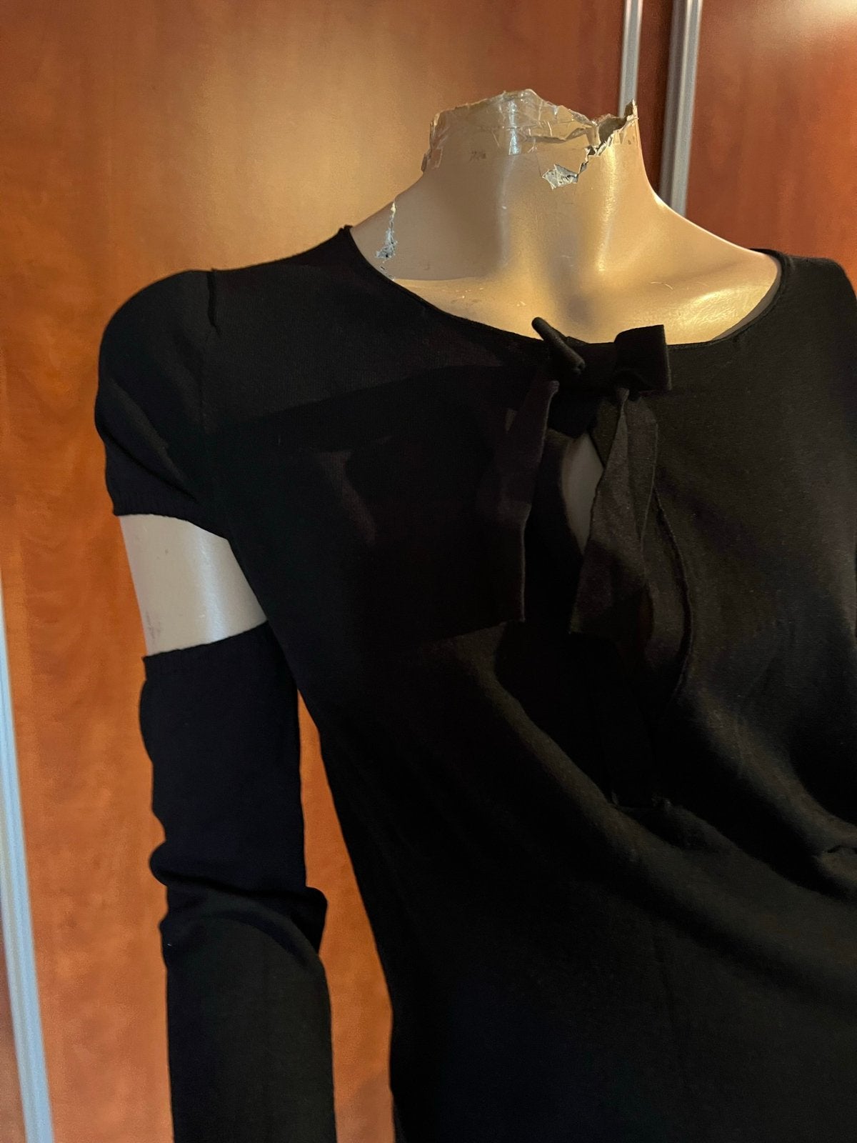 Twinset by Simona Barbieri jurk met aparte mouwen M zgan, Maat 38/40 (M), Twinset, G, Zwart