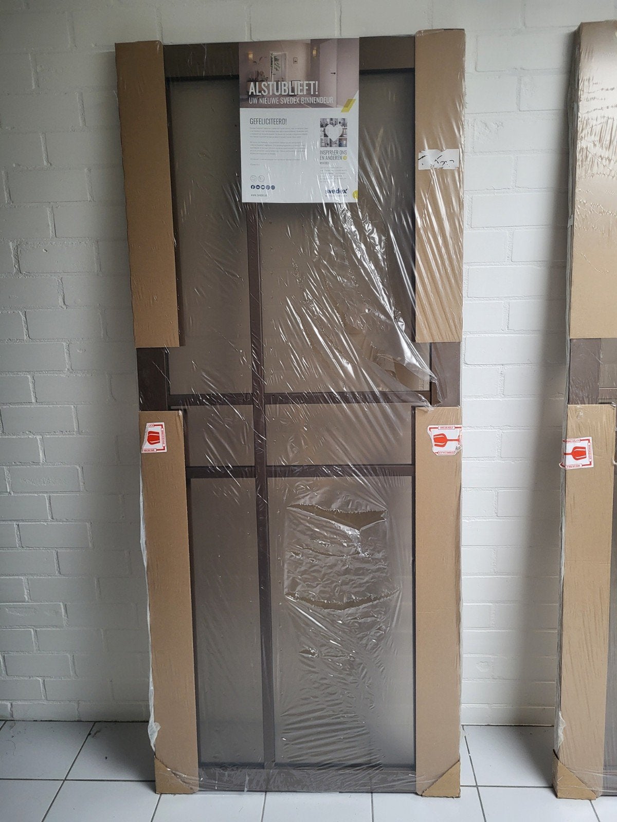 Svedex opdekdeur, Doe-het-zelf en Verbouw, Ophalen, 80 tot 100 cm, Binnendeur, Nieuw