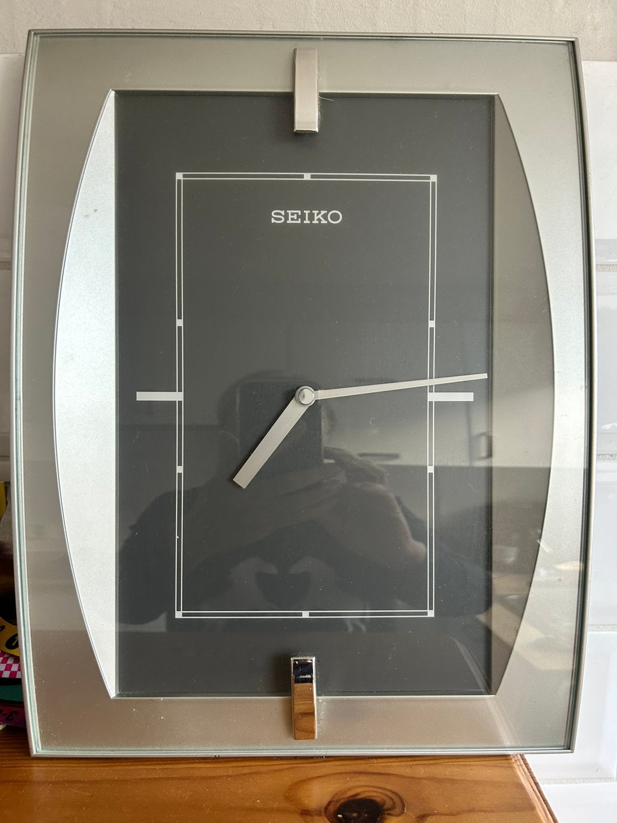 Vintage Seiko wandklok, Ophalen of Verzenden, Zo goed als nieuw, Wandklok