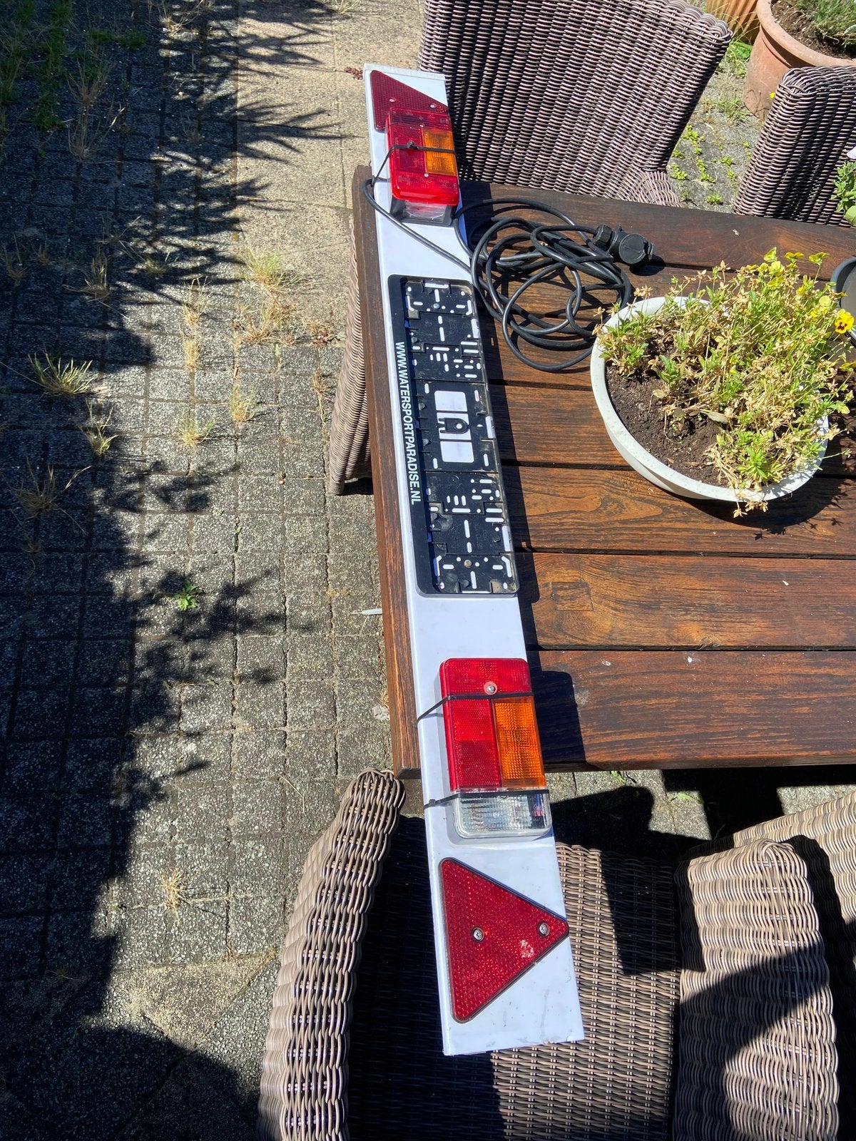 Jetloader ligt bord, Ophalen, Gebruikt