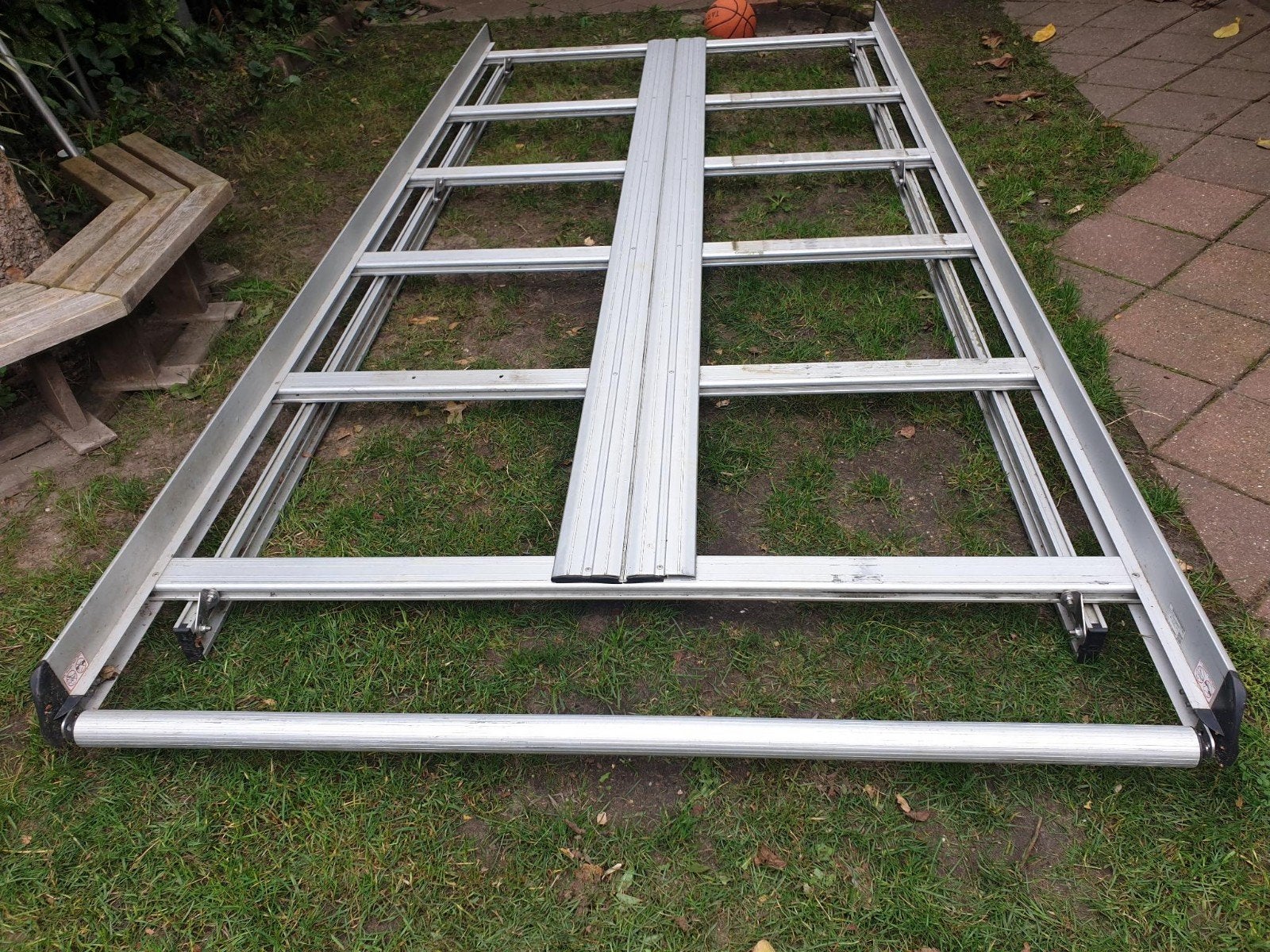 Alu imperiaal met ladderrol voor L3 Jumper, Boxer of Ducato, Auto diversen, Ophalen, Gebruikt