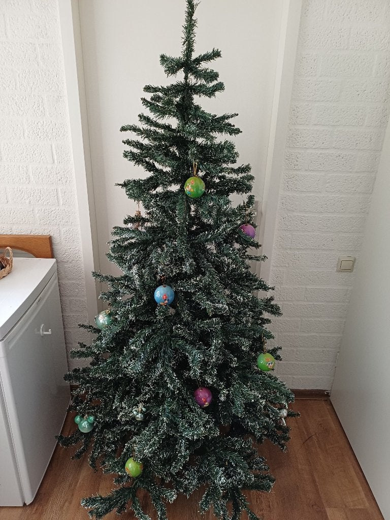 KUNST KERSTBOOM 180 X 115, Ophalen, Gebruikt