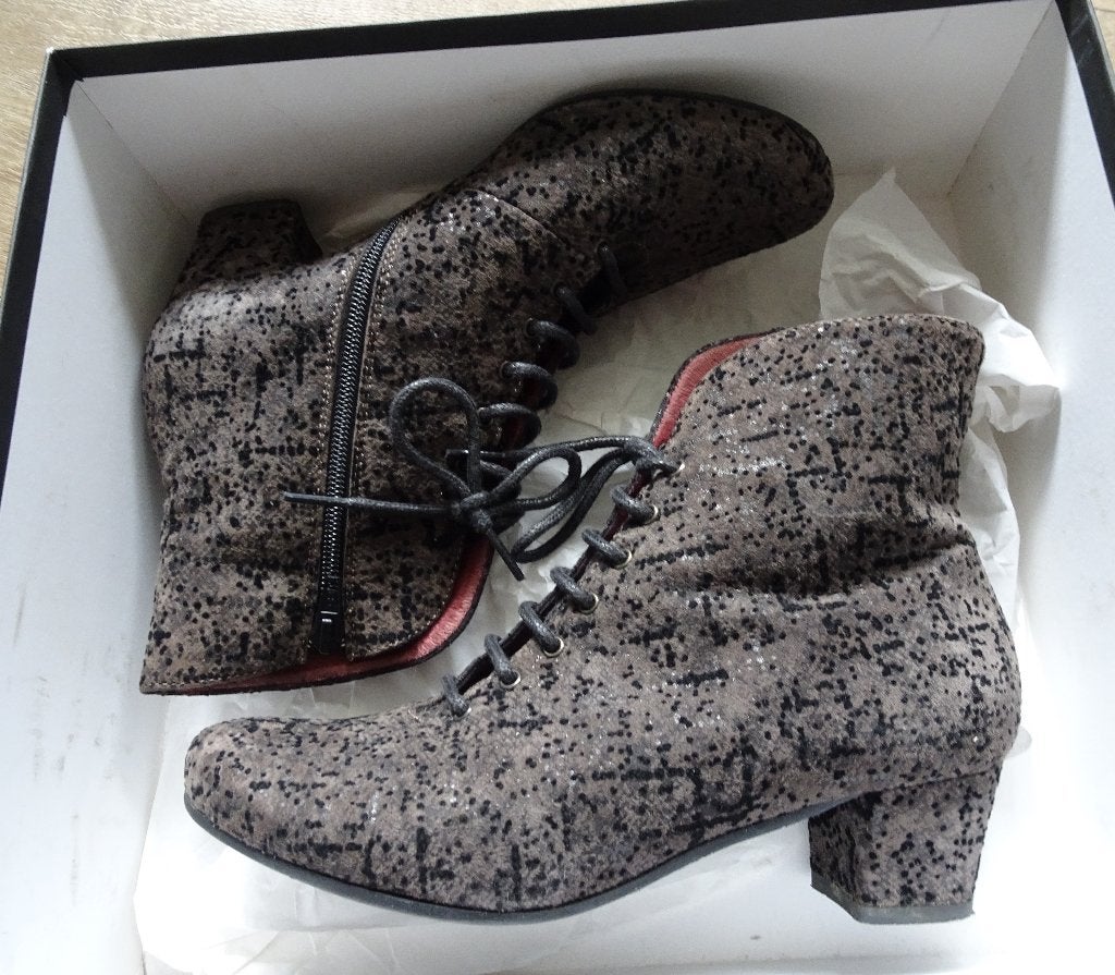LEREN SCHOENEN VAN POCCO PAZZA MAAT 38, Kleding | Dames, Schoenen, Overige kleuren, Lage of Enkellaarzen, Ophalen of Verzenden