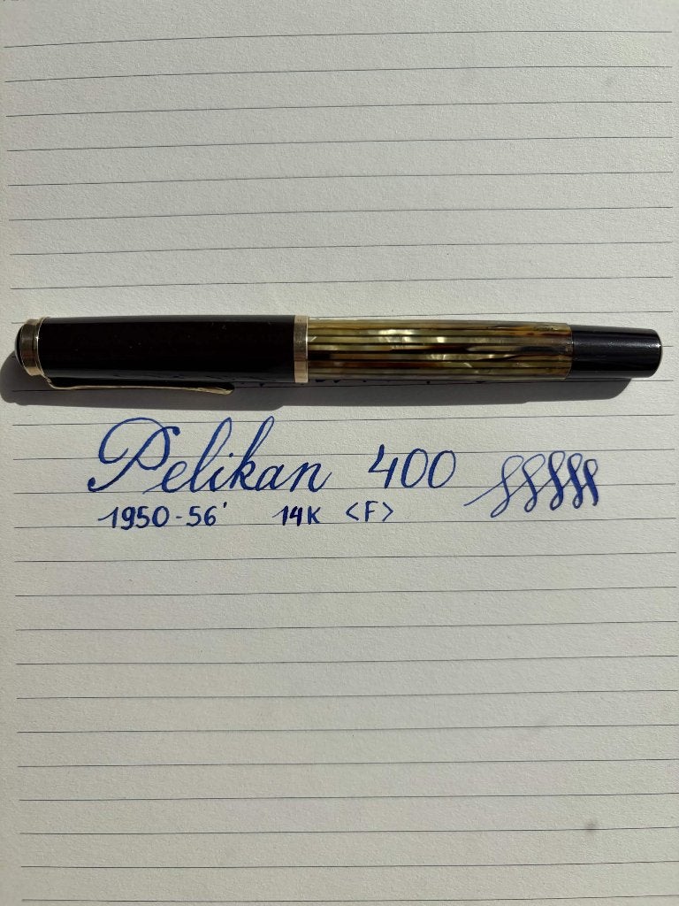 Pelikan 400 Tortoiseshell <F>, Ophalen of Verzenden, Gebruikt, Vulpen, Overige merken