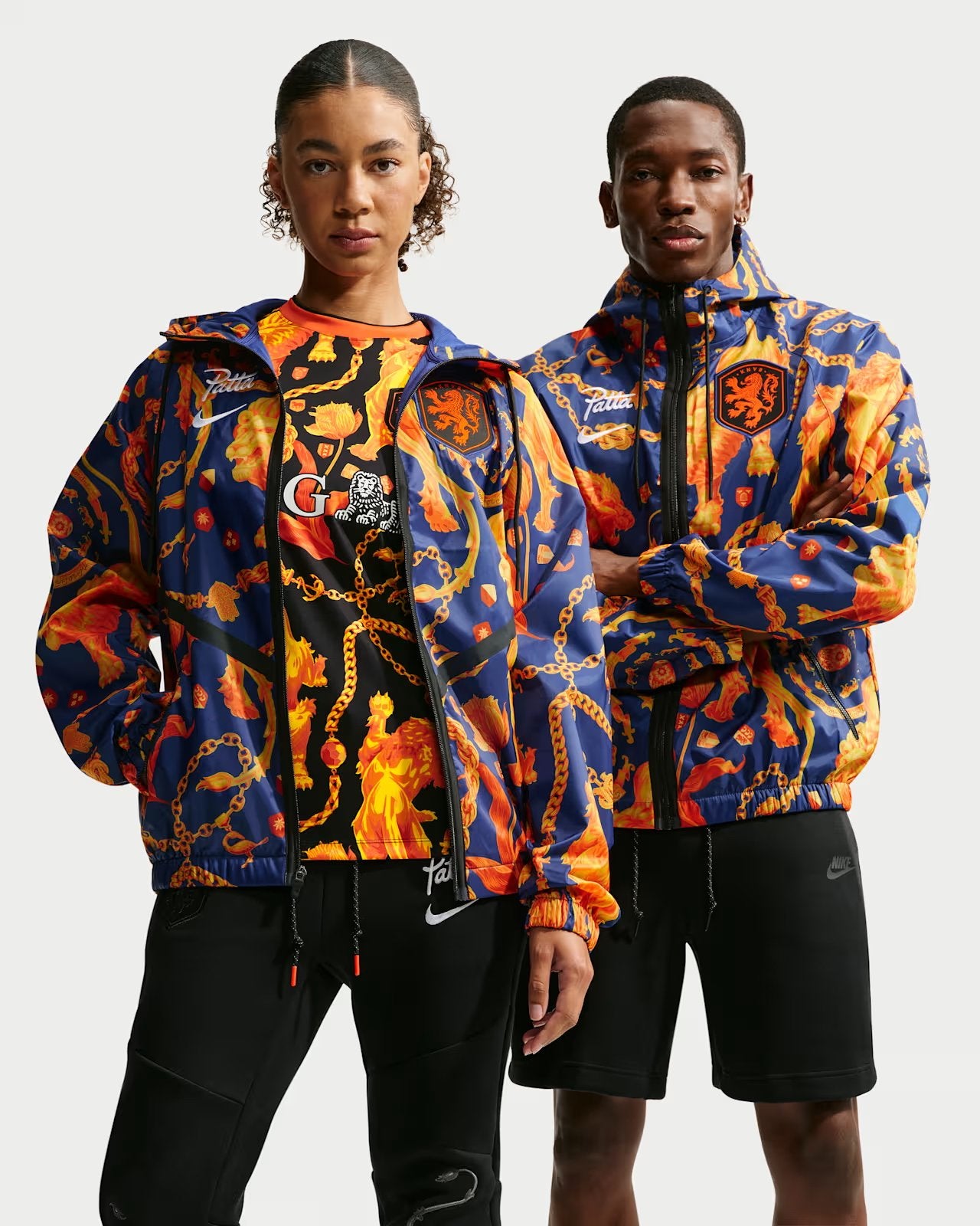 Patta X Nike KNVB anthem jas maat L, Ophalen of Verzenden, Nieuw, Maat 52/54 (L), Blauw