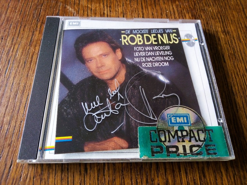 original cd-mooiste liedjes van rob de nijs-gesigneerd*1986*, Overige genres, Ophalen of Verzenden, Zo goed als nieuw, Inclusief doosje