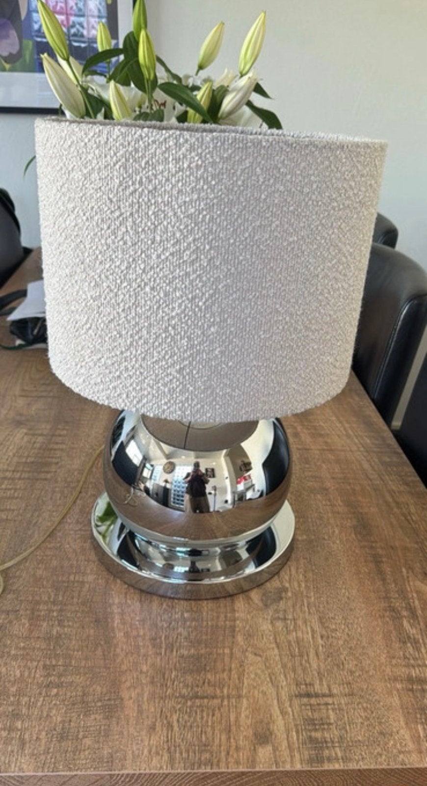 Bollamp met teddykap, Ophalen, Zo goed als nieuw