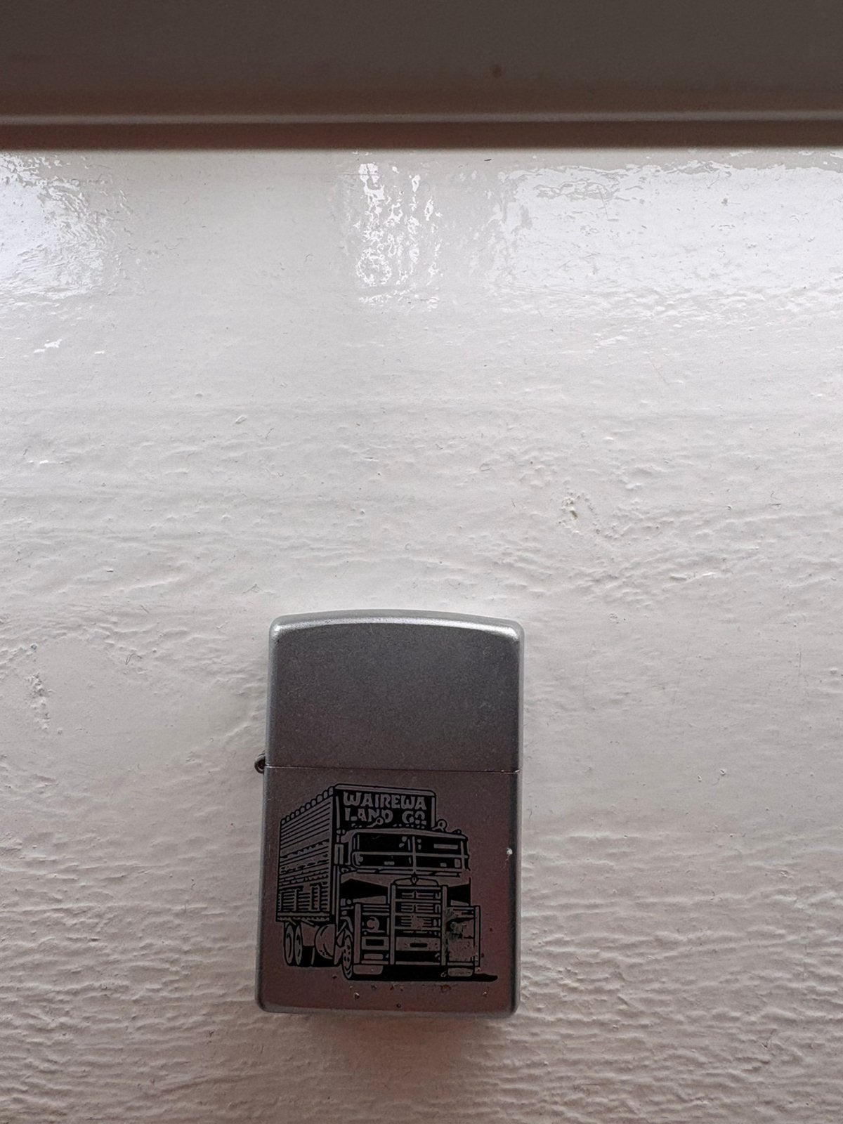 Mooie originele Zippo met truck design Wairewa, Ophalen of Verzenden, Zo goed als nieuw