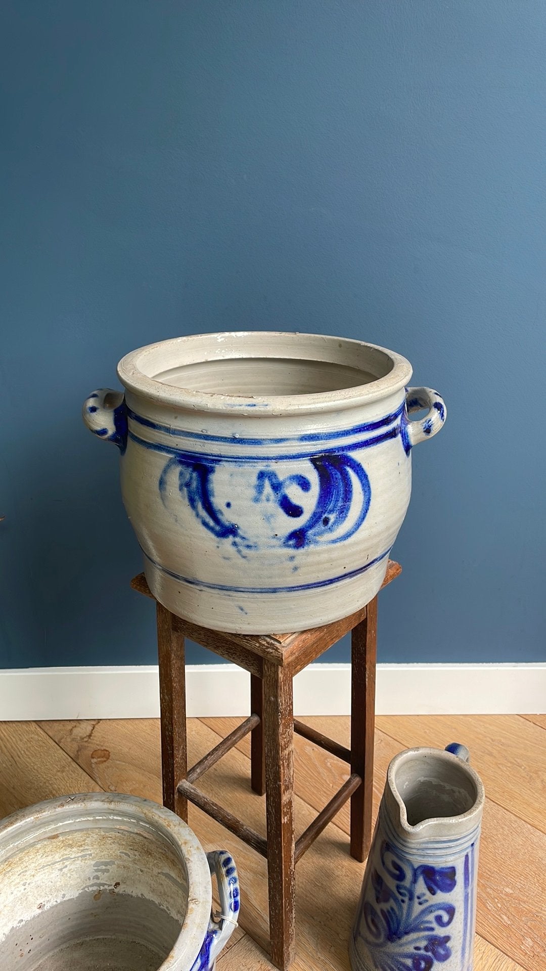 Grote Keulse bloempot, Antiek en Kunst, Ophalen of Verzenden