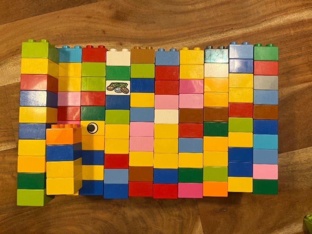 Hubelino knikkerbaan en Duplo, Ophalen, Zo goed als nieuw, Duplo