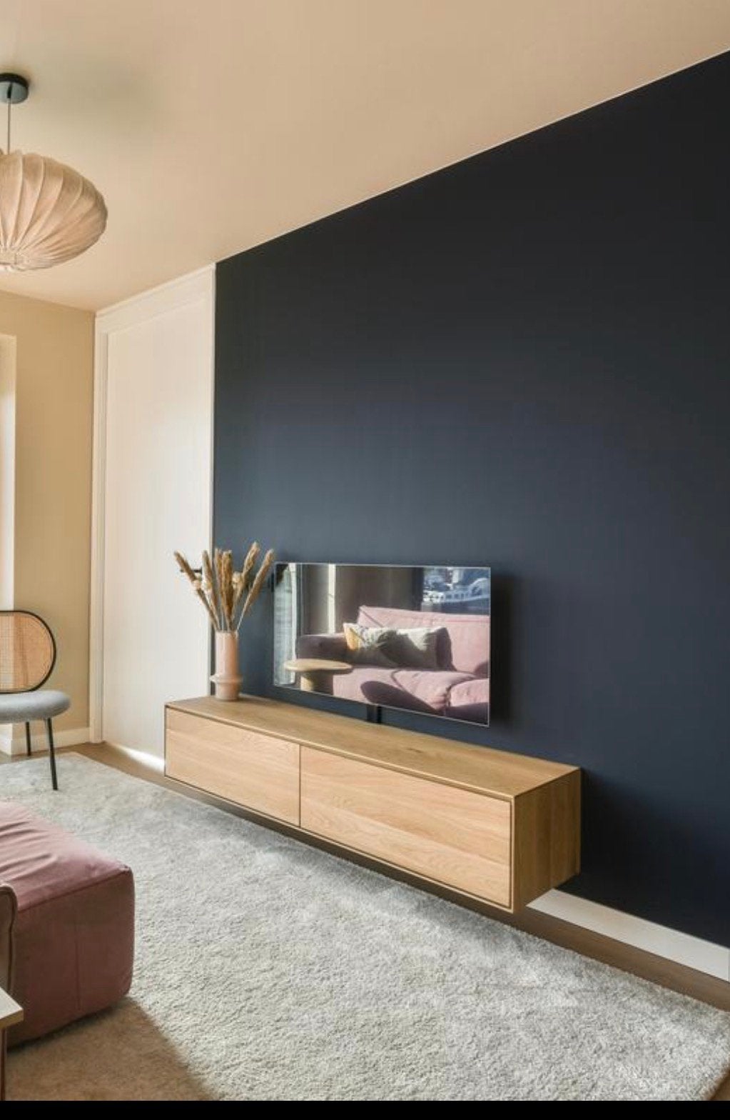 TV meubel Vic van Goossens wonen eiken, Huis en Inrichting, Ophalen, 100 tot 150 cm, Eikenhout, Zo goed als nieuw