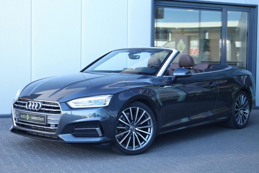 Audi A5 Cabriolet 2.0 TFSI MHEV Sport Pro Line / Nieuwe kap, Auto's, Audi, Stof, Gebruikt, 4 stoelen, Automatische klimaatregeling