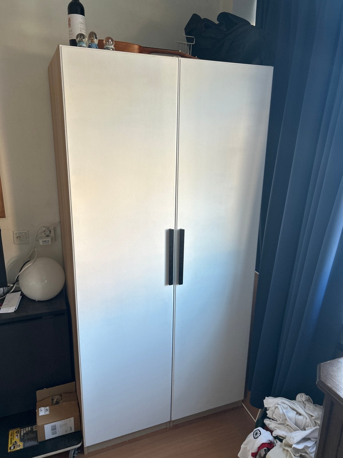 Moderne kledingkast met hang- en legruimte, Huis en Inrichting, Kasten | Kledingkasten, Ophalen, 100 tot 150 cm, 200 cm of meer