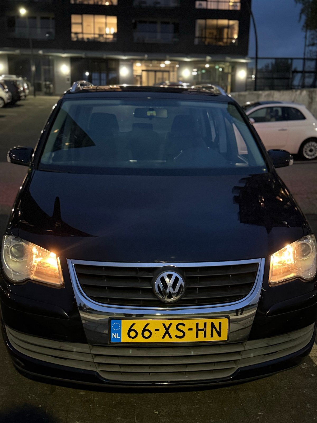 Volkswagen Touran 1.4 TSI 103KW 2007 Zwart, Auto's, Voorwielaandrijving, Parkeersensor, Zwart, 4 cilinders