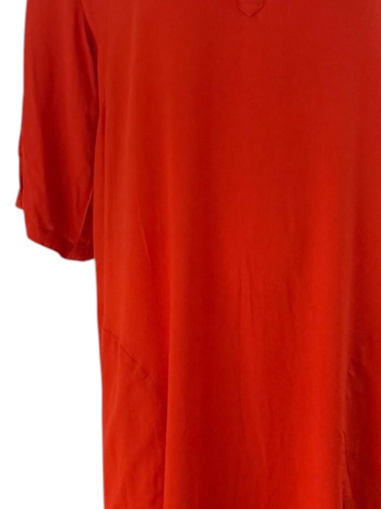 LaDress jurk S, Kleding | Dames, Ophalen of Verzenden, Zo goed als nieuw, Rood, Onder de knie