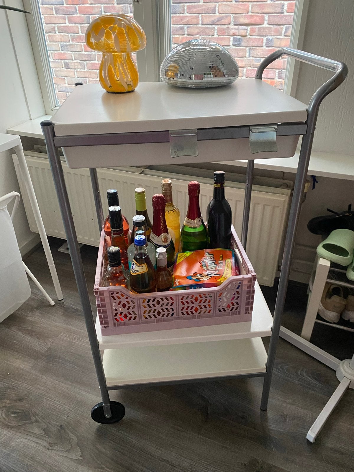 IKEA Serveerwagen / Keukenwagen – Wit, Ophalen, Zo goed als nieuw