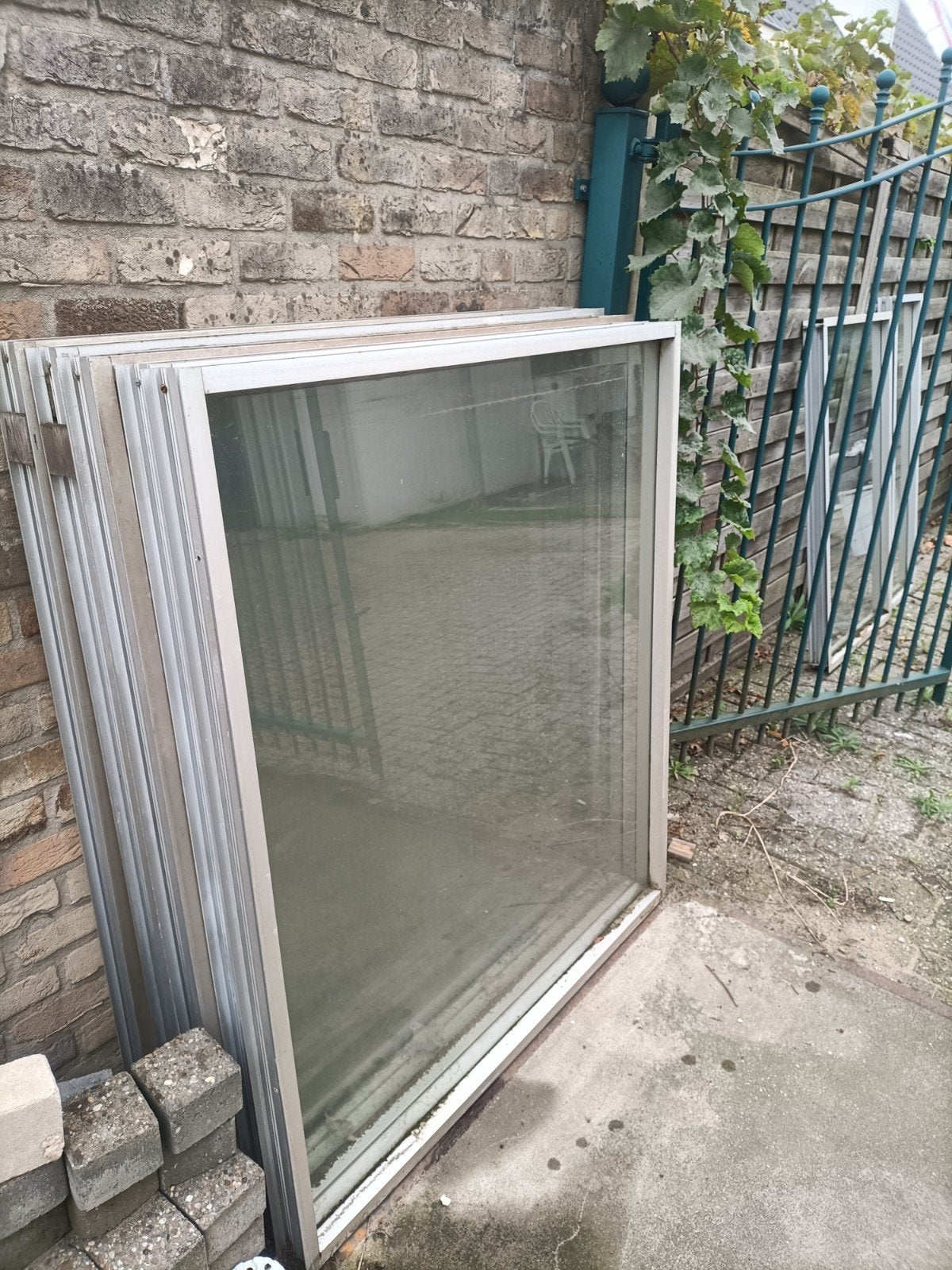 Diverse gevelramen/glaspanelen te koop, Ophalen, Gebruikt, 80 tot 120 cm, Overige typen