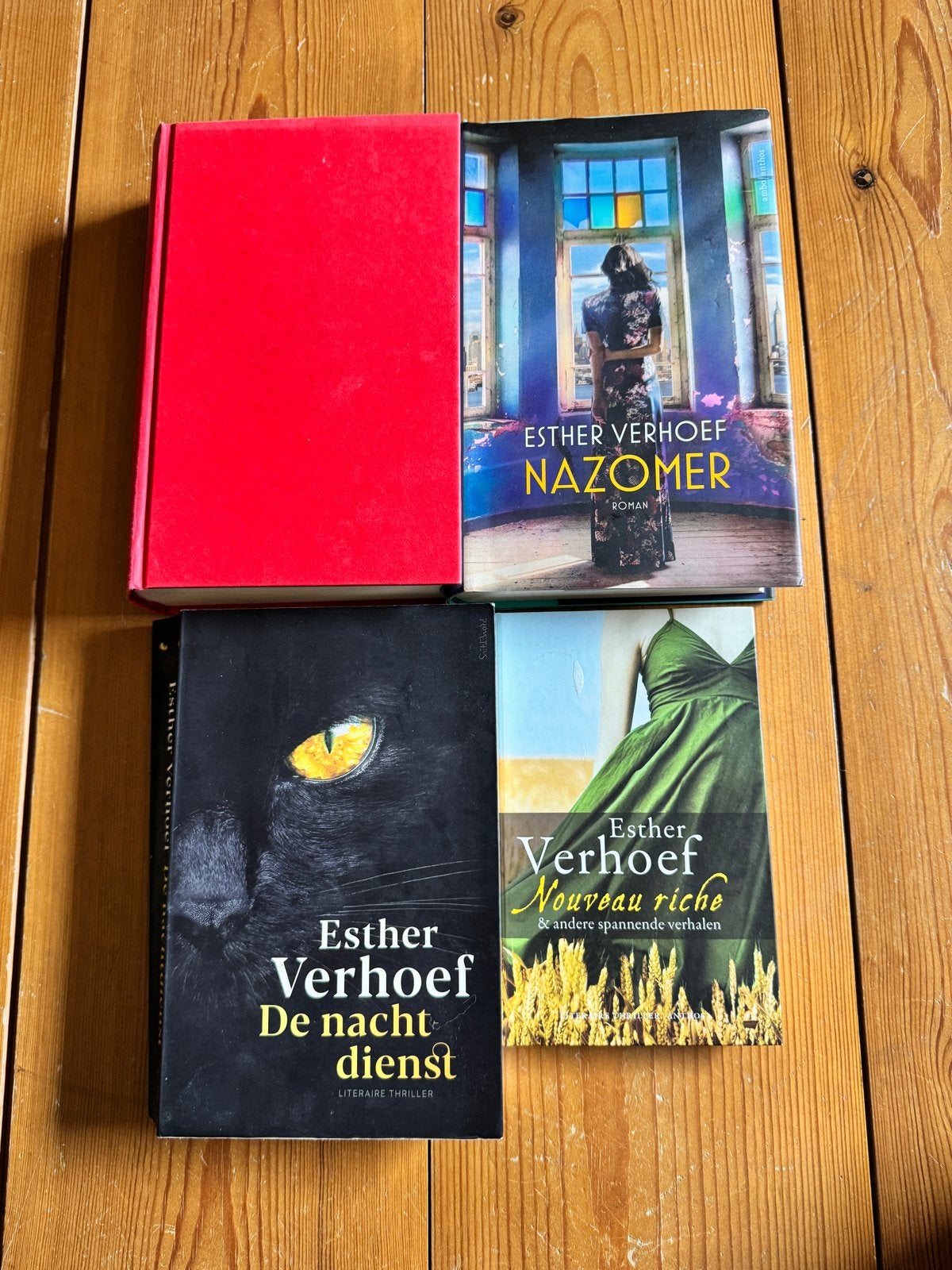 Boekenpakket Esther Verhoef: 4 thrillers en romans, Ophalen of Verzenden, Zo goed als nieuw, Nederland