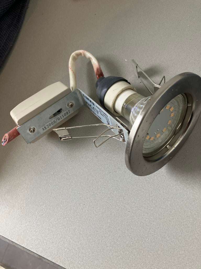 3x Inbouw LED Halogeenspot - Gratis Af te Halen, Huis en Inrichting, Ophalen, Gebruikt