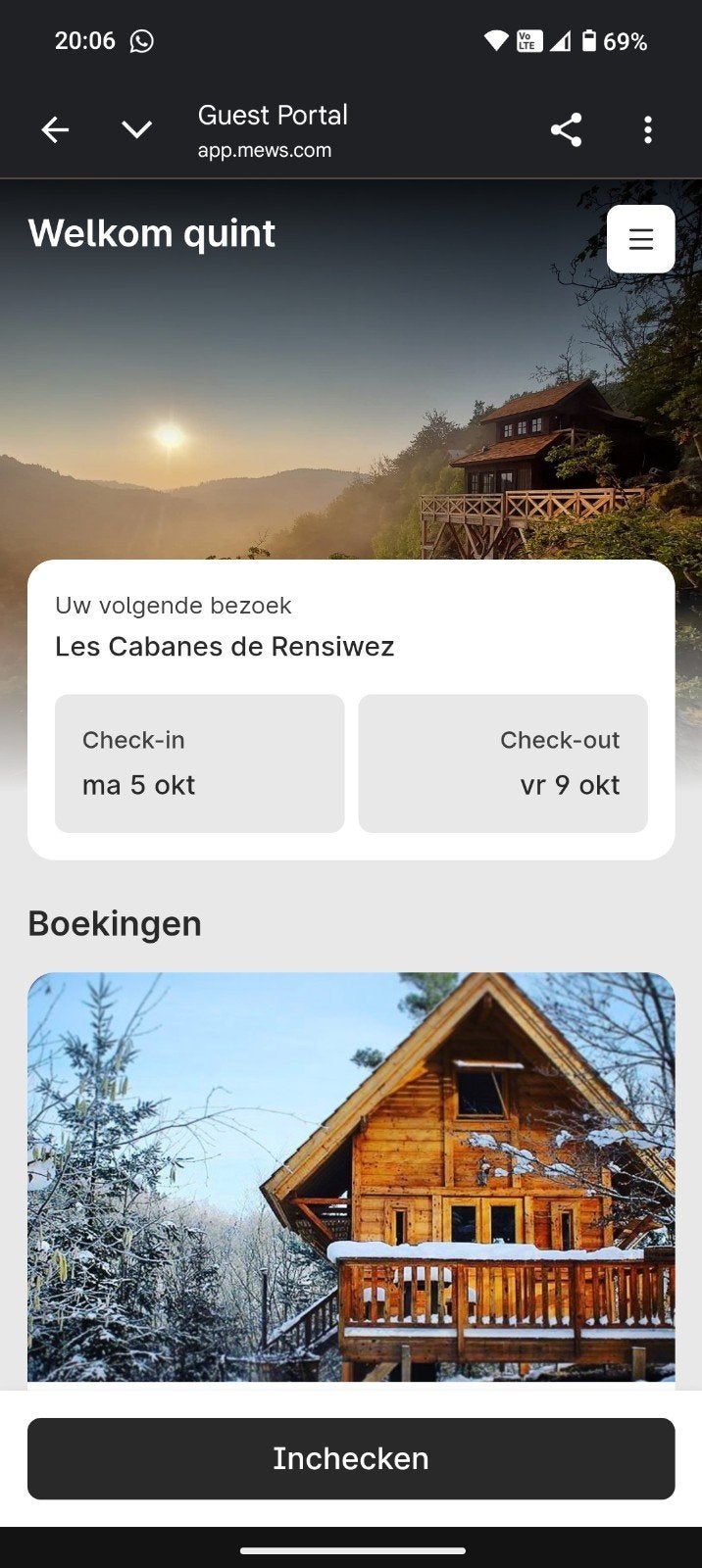 vakantie ardennen les cabanes de rensiwez, Tickets en Kaartjes, Twee personen, 3 overnachtingen of meer