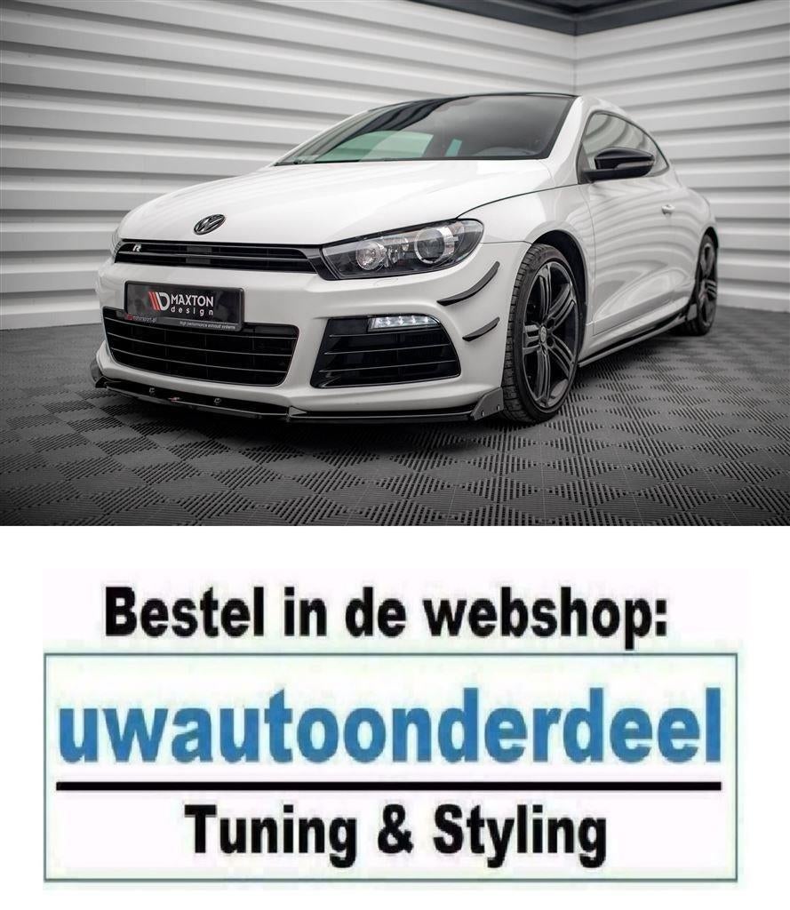 Maxton Design Spoiler Splitter Lip Geschikt Voor Vw Scirocco, Auto diversen, Tuning en Styling, Verzenden