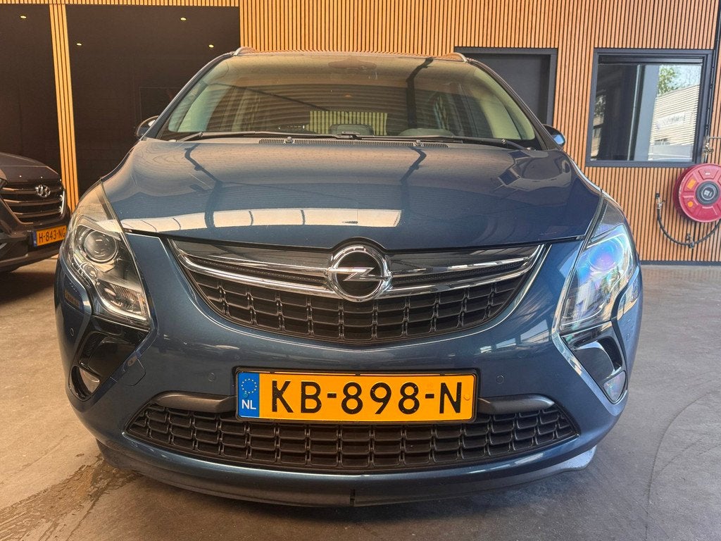 Opel Zafira Tourer 1.4 Business+ 7p. Camera|Cruise|Airco|Tre, Auto's, Opel, Stof, 4 cilinders, Blauw, 7 stoelen