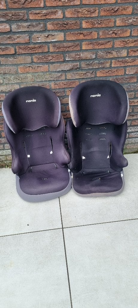 Nania autostoeltjes 2 stuks, Kinderen en Baby's, 15 t/m 36 kg, Verstelbare rugleuning, Ophalen, Overige merken