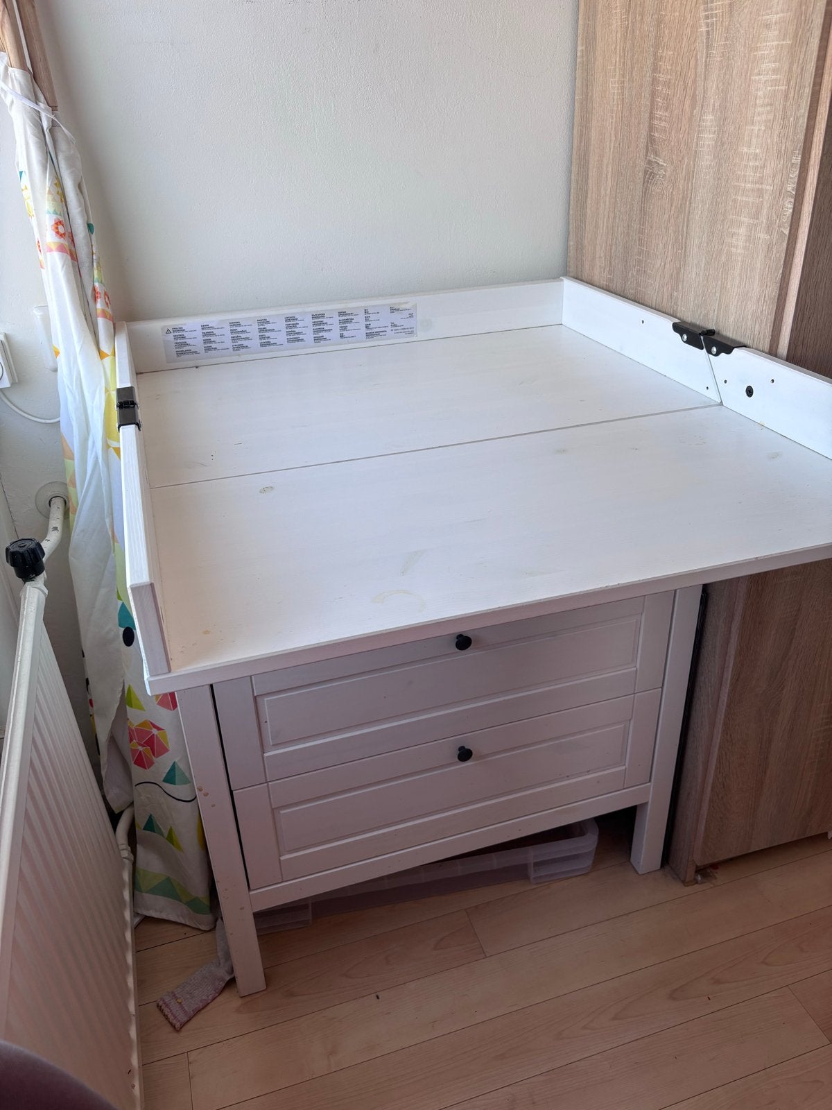 IKEA HENSVIK Commode/Wickelkommode met lades, Ophalen, Gebruikt, 50 tot 70 cm, 75 tot 100 cm