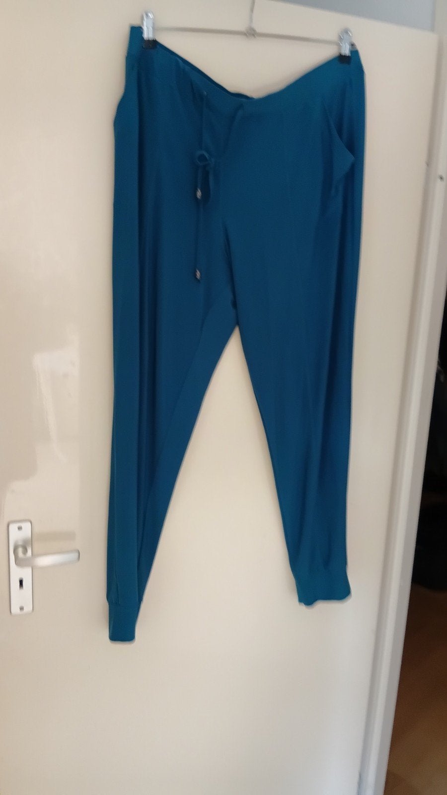 Petrol broek, rechte pijp, maat 52/54, Overige kleuren, Maat 46/48 (XL) of groter, Ophalen of Verzenden, Magna