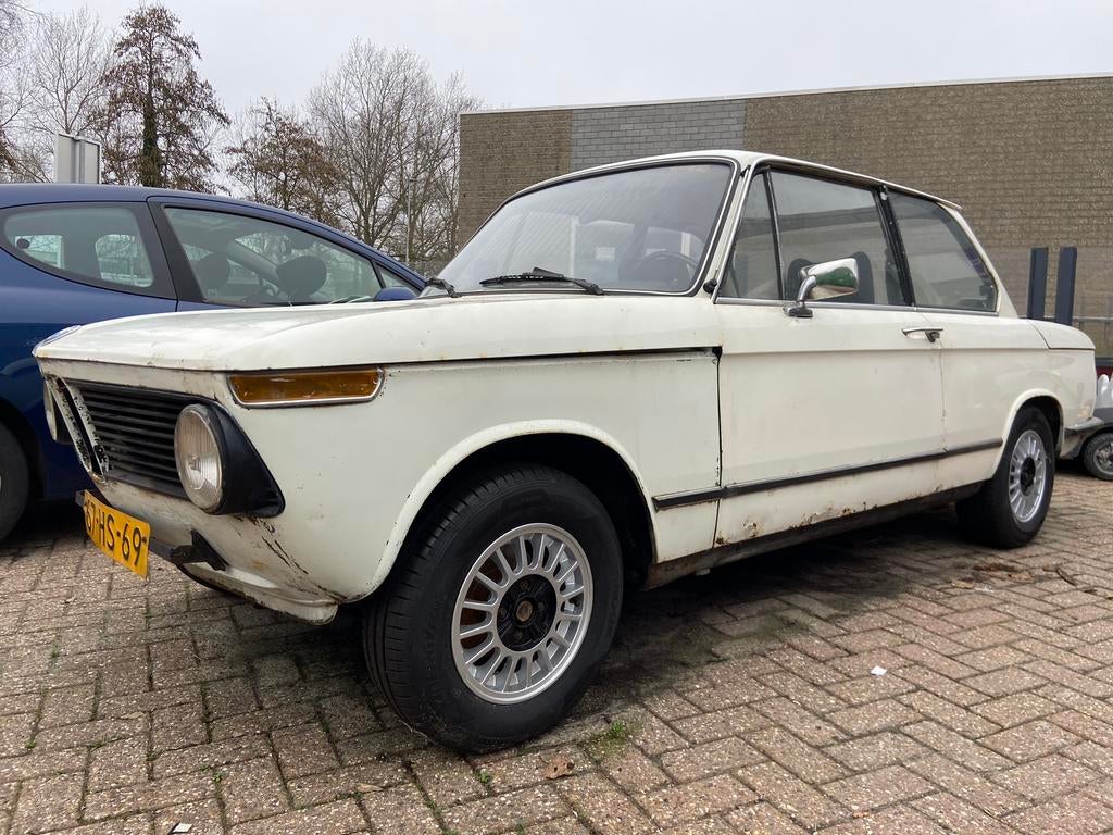 BMW 1502 1976 Origineel Nederlands wegenbelasting & apk vrij, Wit, Origineel Nederlands, Handgeschakeld, Particulier