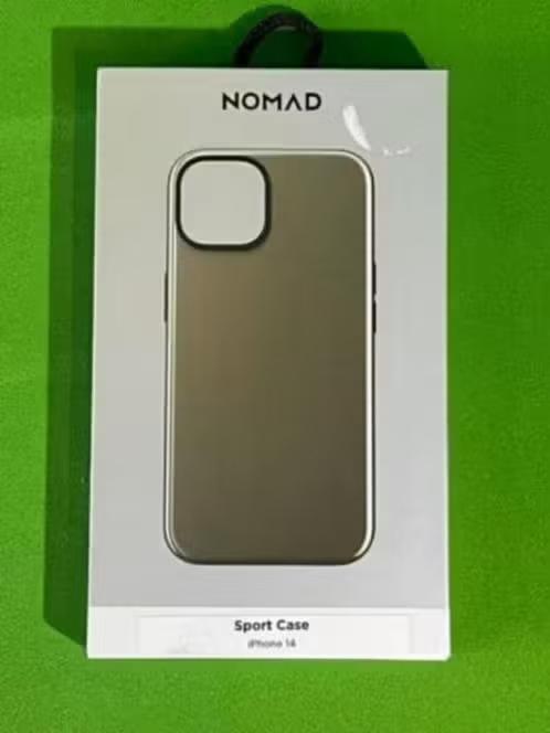 ZGAN! Nomad sport case iPhone 14 groen/grijs €4,99, Ophalen of Verzenden, Zo goed als nieuw, Frontje of Cover