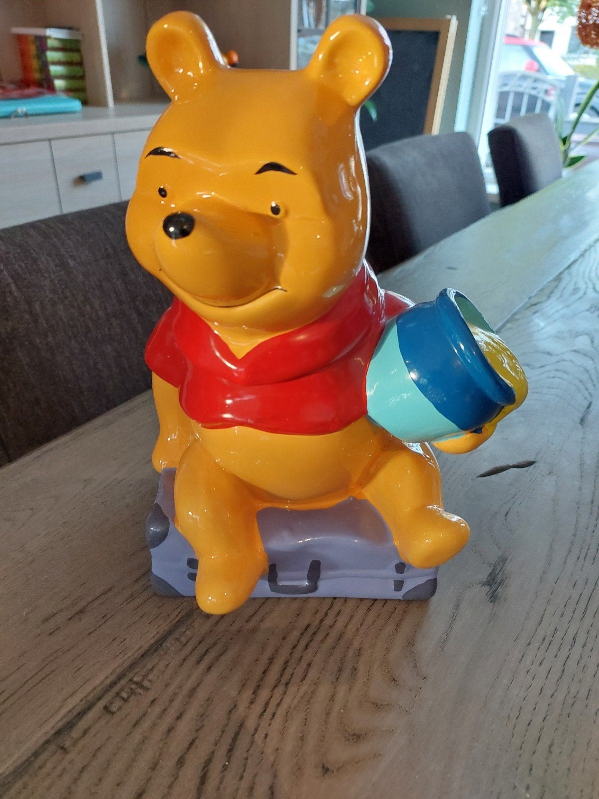 Winnie de Poeh koekjes- of snoeppot, Ophalen of Verzenden, Zo goed als nieuw, Meerkleurig, Steen/keramiek