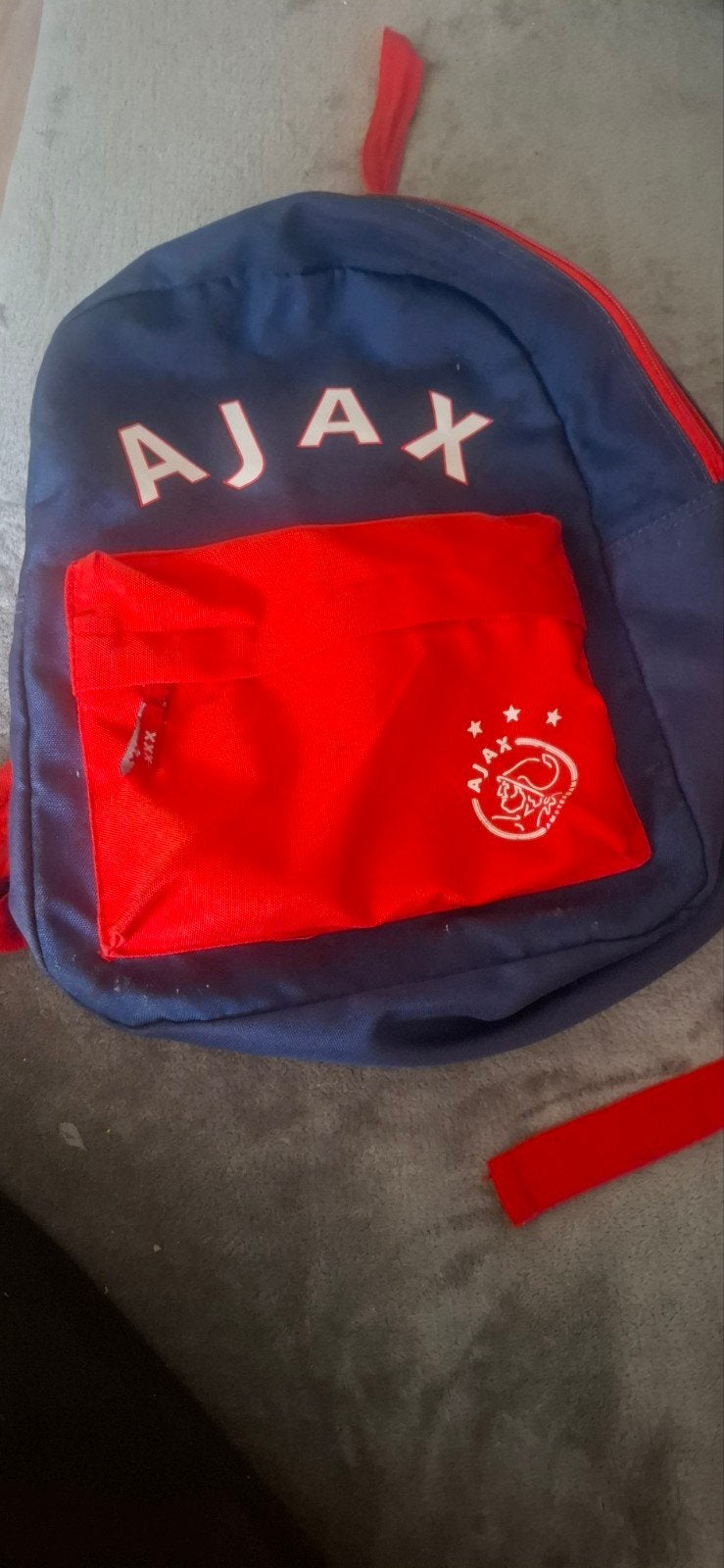 Ajax rugzak - Blauw/Rood, Overige merken, Gebruikt, Minder dan 30 cm, Ophalen of Verzenden