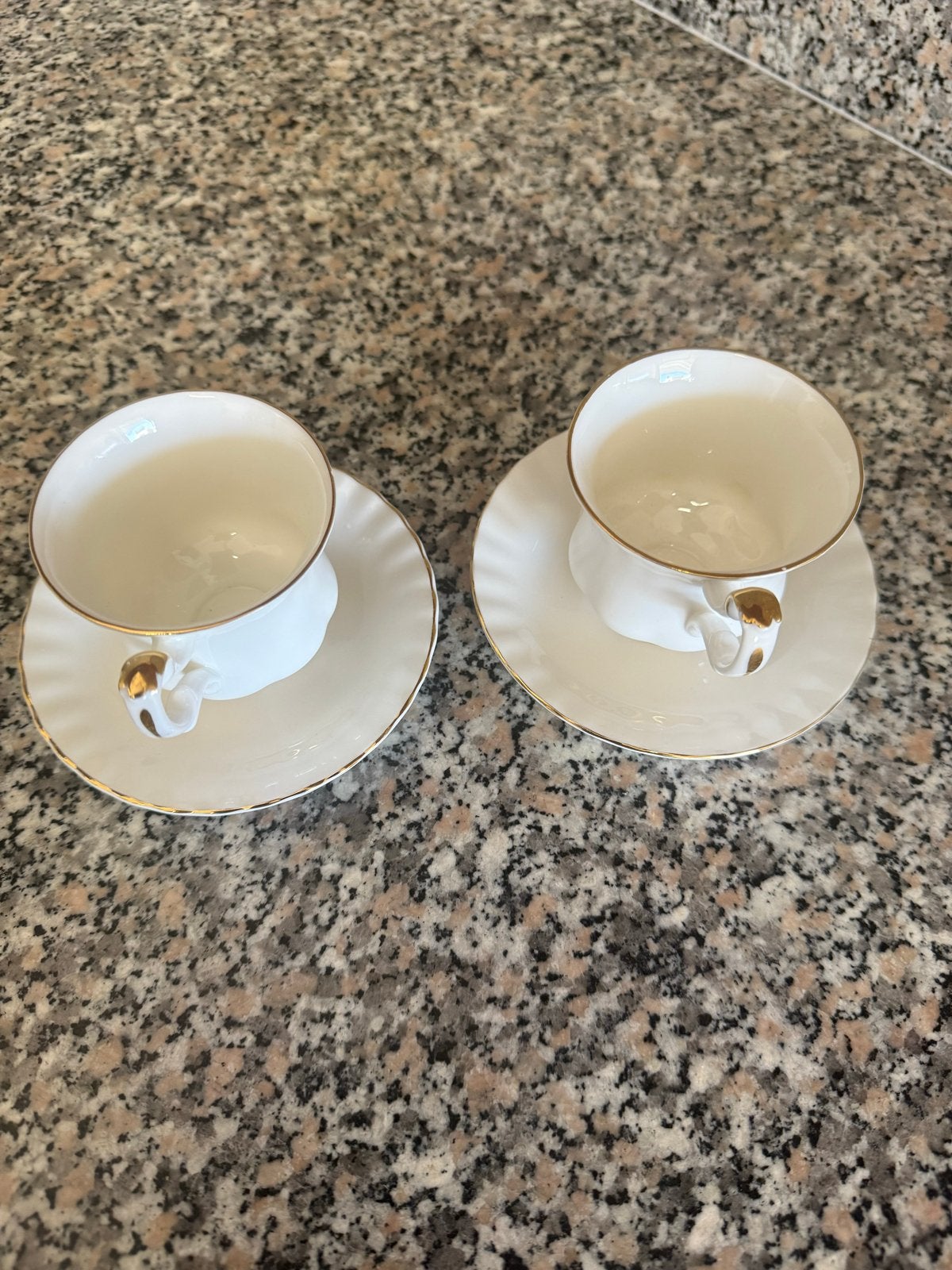 Royal Albert Val D'Or Bone China Kop en Schotel (2 sets), Ophalen of Verzenden