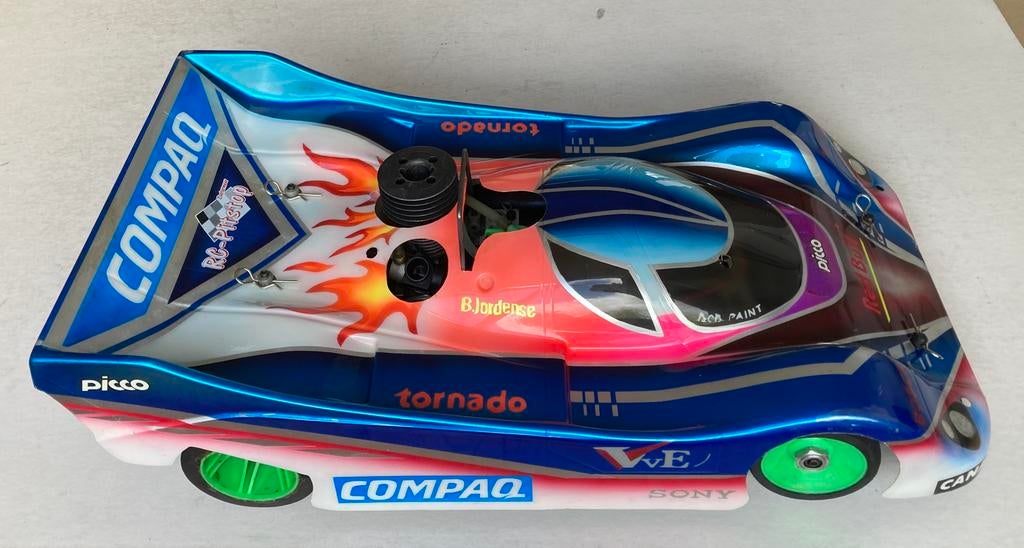 Vintage BMT Active 95R 1:8 4WD nitro racecar, Gebruikt, Verzenden, Auto onroad, Nitro