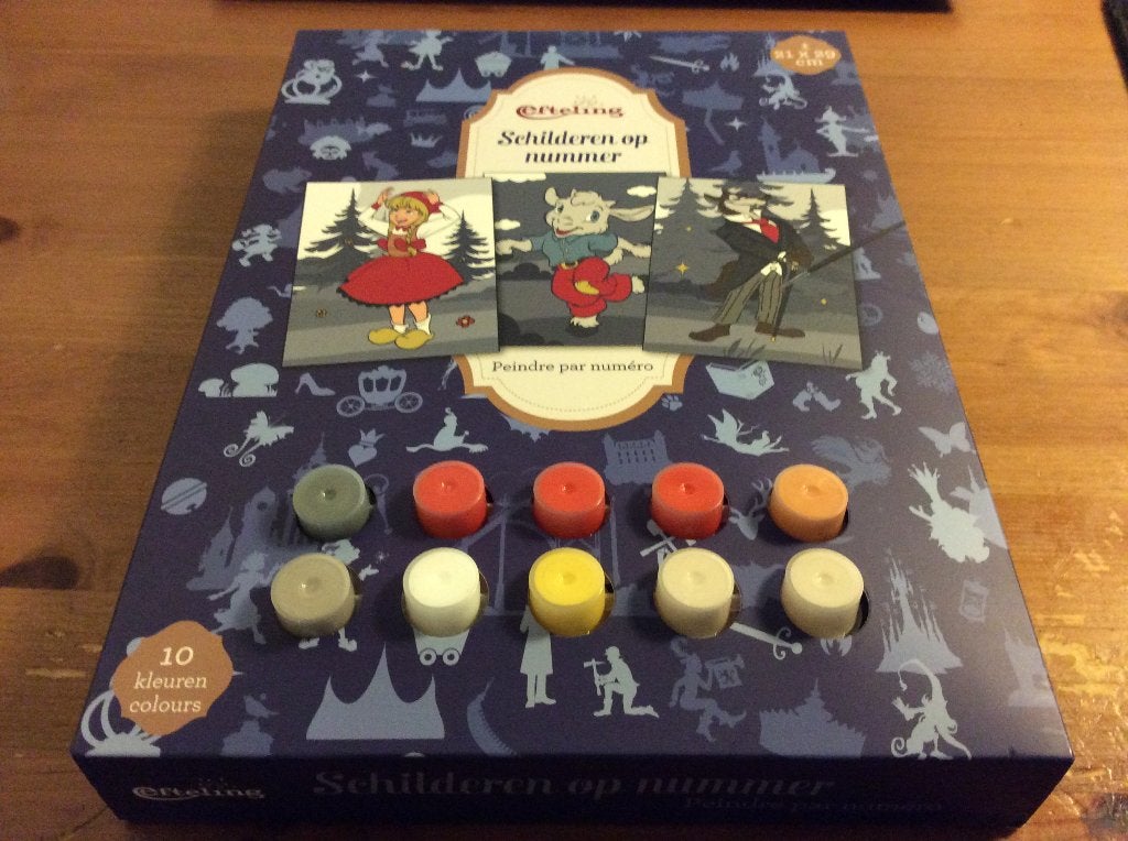 Schilderen op nummer. Efteling set van 3 werkjes. Nieuw, Hobby en Vrije tijd, Schilderen, Ophalen of Verzenden, Nieuw, Schilderen op nummer