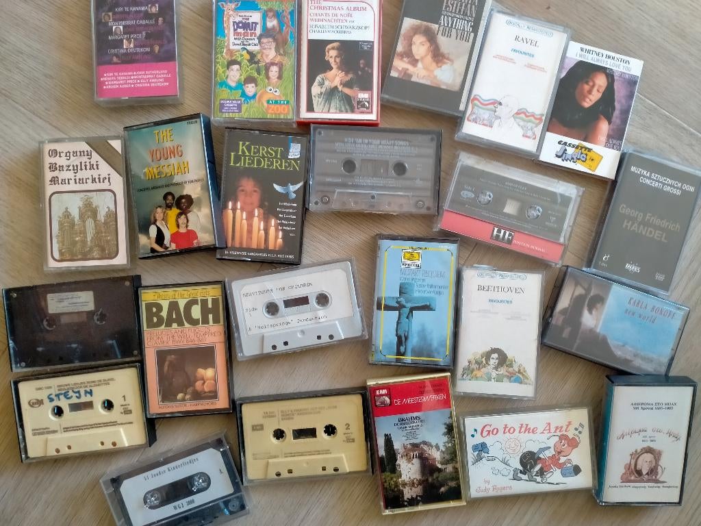 Cassettes gospel,klassiek,pop, Ophalen of Verzenden, Gebruikt, Klassiek, 2 t/m 25 bandjes