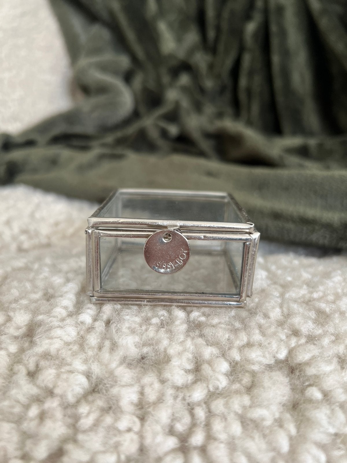 Sissy Boy boxje zilver., Verzenden, Zo goed als nieuw, Zilver, Glas