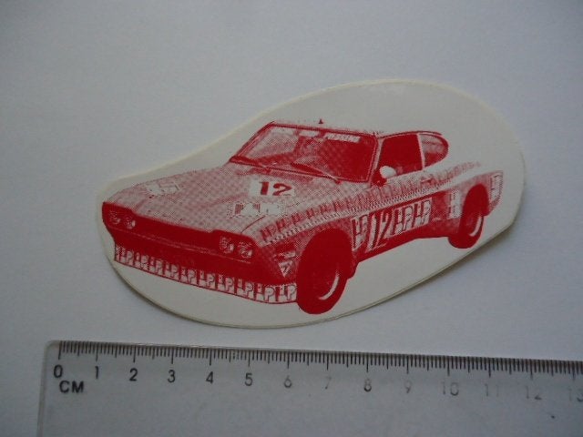 sticker oud Ford Capri race autocross auto cross retro, Verzenden, Zo goed als nieuw, Bedrijf of Vereniging