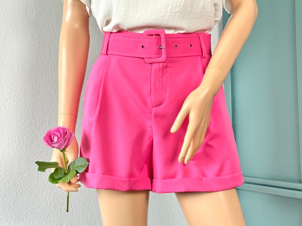 MOCHY short roze maat M - NIEUW + riem, Maat 38/40 (M), Kort, Nieuw, Ophalen of Verzenden