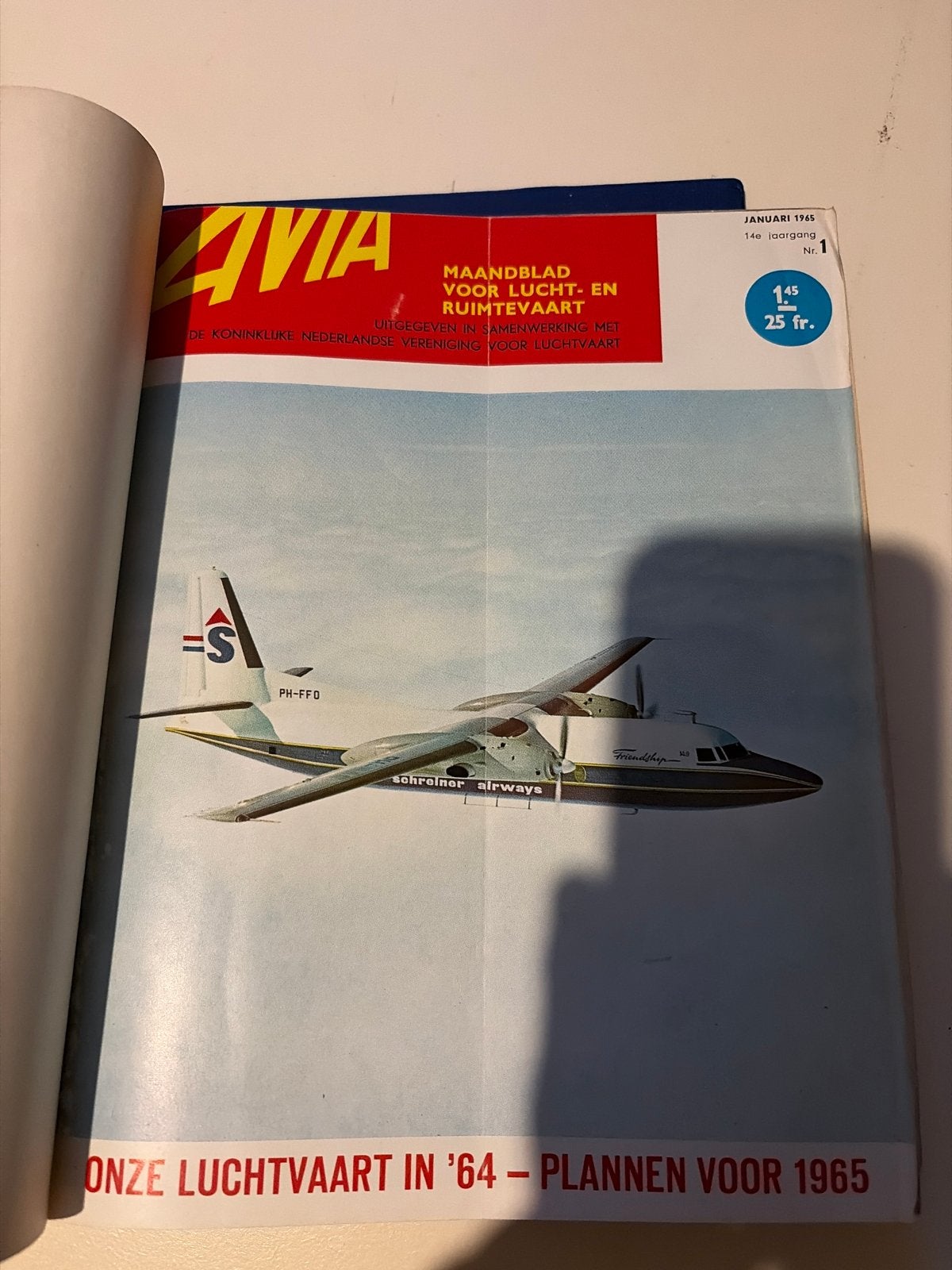 Avia Vliegwereld 1965 - Complete Jaargang (1 t/m 12), Ophalen of Verzenden, Gelezen, Overige typen
