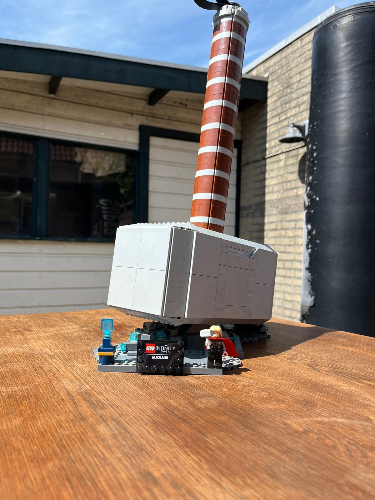 Lego Thor Hamer Mjolnir - Zonder doos en boekje, Ophalen of Verzenden, Gebruikt, Overige merken