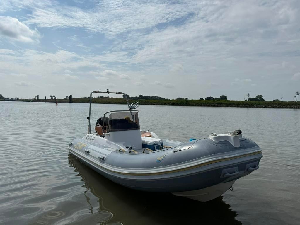 Complete RIB Set – SACS 475 Mercury 60PK 4-Takt + Trailer!, Zo goed als nieuw, Benzine, Minder dan 70 pk, Overige materialen