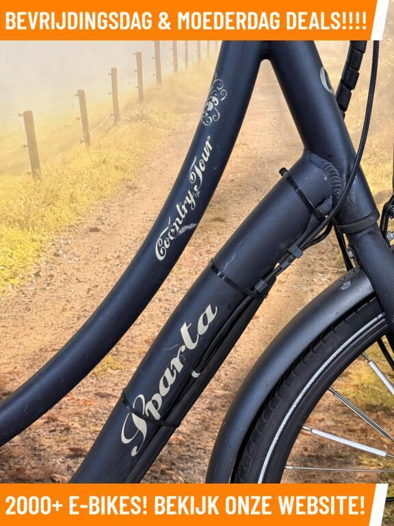 Sparta Country Tour Elektrische fiets met voorwiel motor!, Sparta, Zo goed als nieuw, 51 tot 55 cm, 50 km per accu of meer